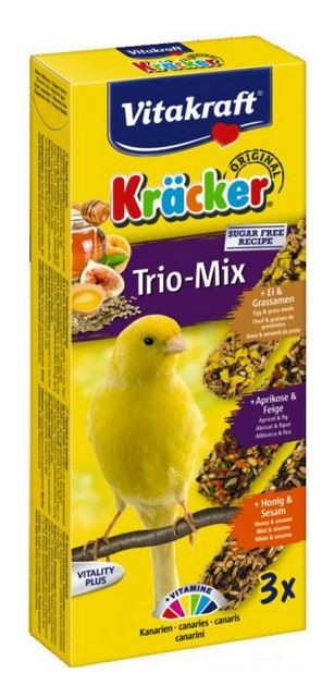 Vitakraft Kracker Kanarie Triomix OP is OP