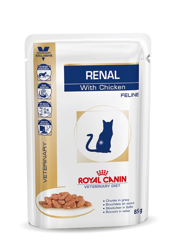 Canin Veterinary Diet Renal Chicken zakjes kattenvoer