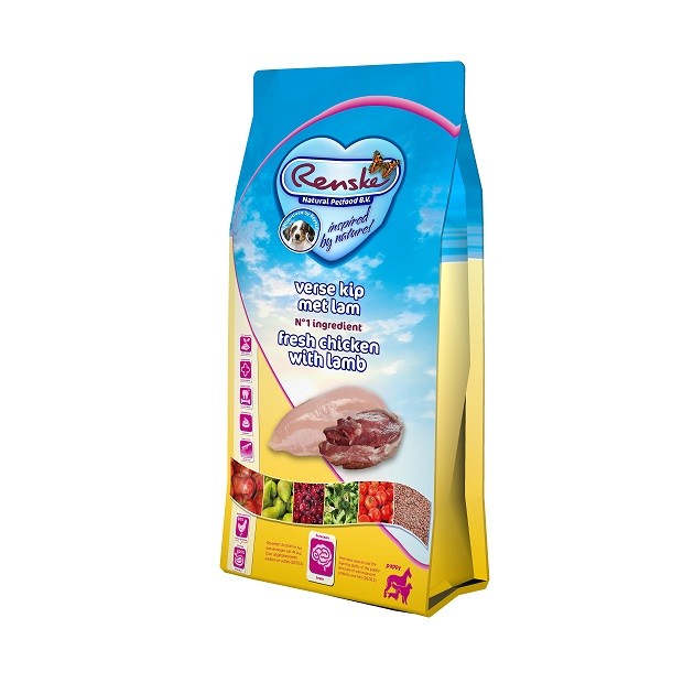Renske Super Premium Puppy vers bereide kip met lam hondenvoer