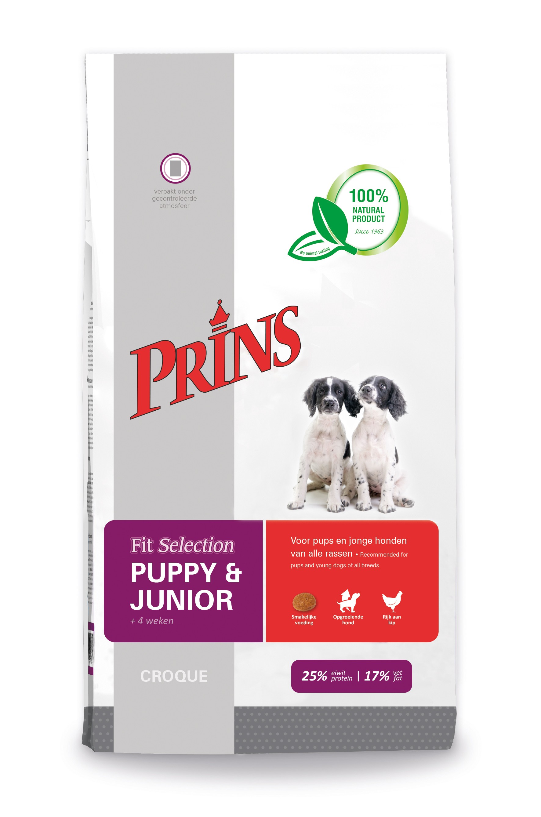 opslaan cassette Verstoring Prins Fit Selection Puppy & Junior Hondenvoer bij