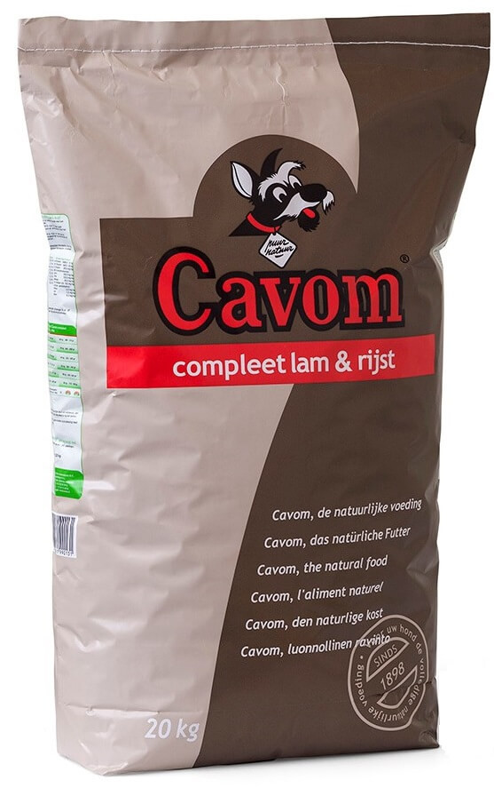 Cavom Compleet lam en rijst hondenvoer