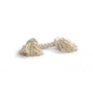 Flostouw Wit 27cm 2-knoops