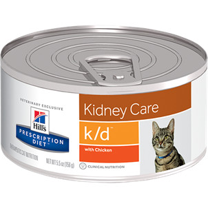 Hill's Prescription Diet K/D Kidney Care nat kattenvoer met kip blik
