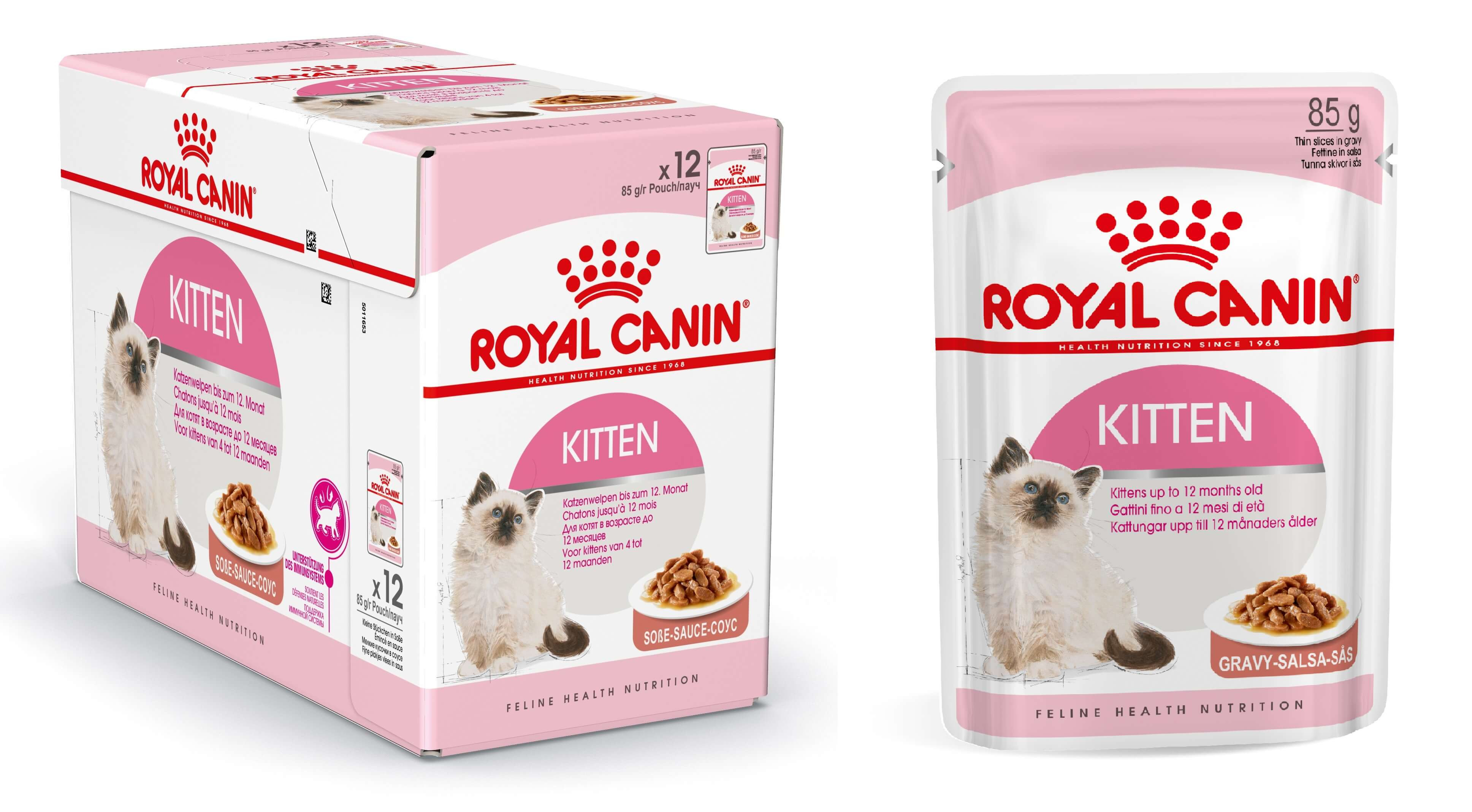 Royal Canin Kitten natvoer in gravy (85 g)