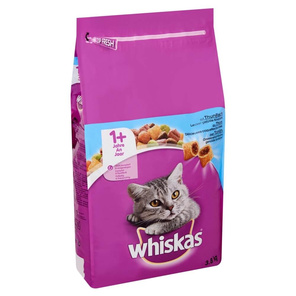 Whiskas Adult 1+ met tonijn kattenvoer