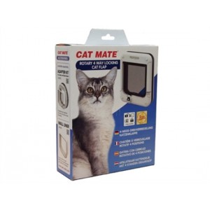 Cat Mate 4-way Rotary 358 Wit kattenluik