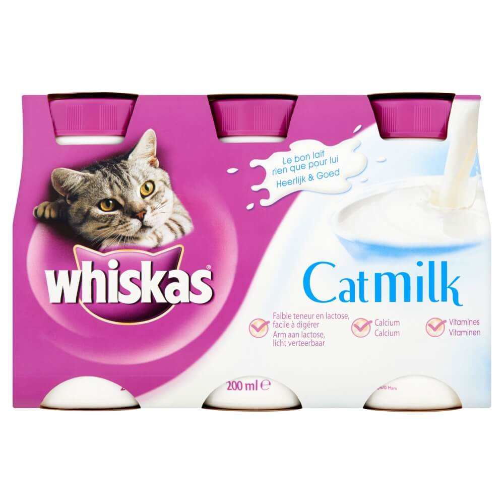 Whiskas Catmilk Multipack voor kittens (3 x 200 ml)