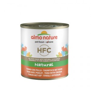 Almo Nature HFC Natural tonijn en kip natvoer kat (280 g)