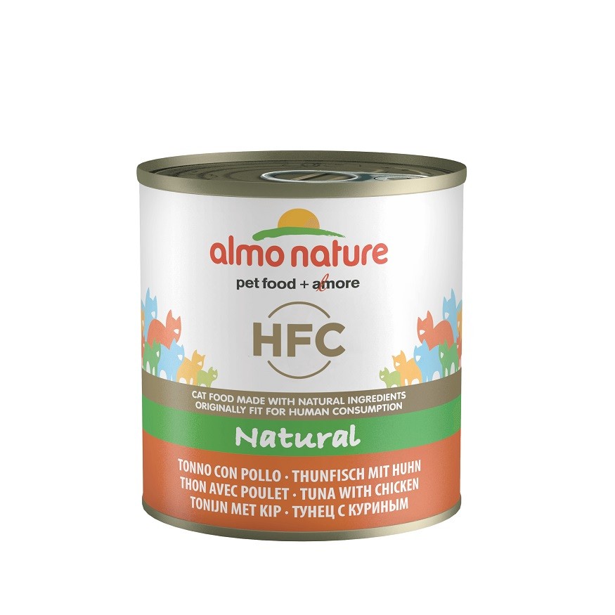 Almo Nature HFC Natural Tonijn en Kip (280 gram)