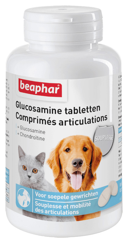 Ga op pad Bezwaar cilinder Beaphar Glucosamine Tabletten voor hond en kat kunt u bestellen bij