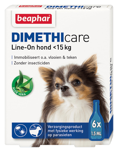 Beaphar Dimethicare Line-On (tot 15 kg) hond