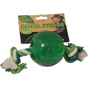 Dentalstrong Rubberbal Groot voor honden