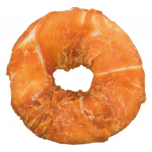 Buffelhuid Donut met kip voor honden