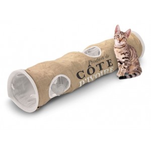 D&D Homecollection cat tunnel Cote d'Ivoire jute voor katten