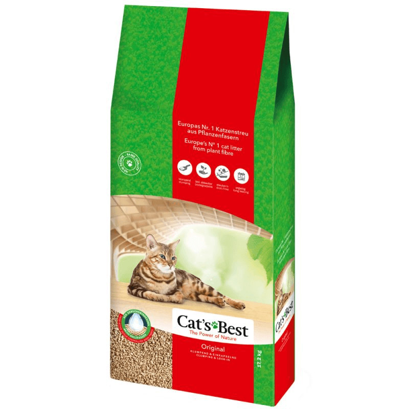 Cats Best Oko Plus kattenbakvulling ( 17,2 kg )