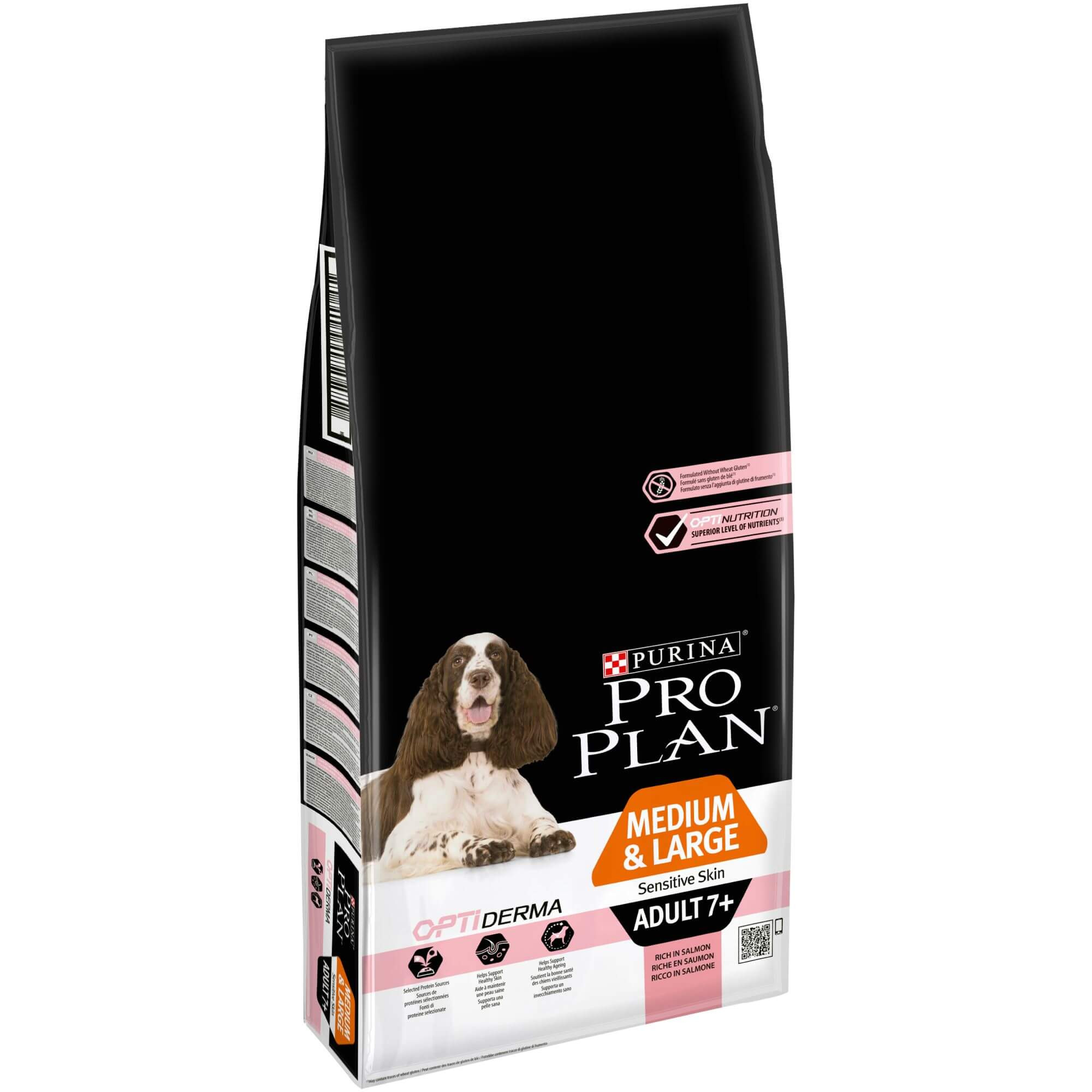 Pro Plan Medium & Large Adult 7+ Sensitive Skin met zalm hondenvoer