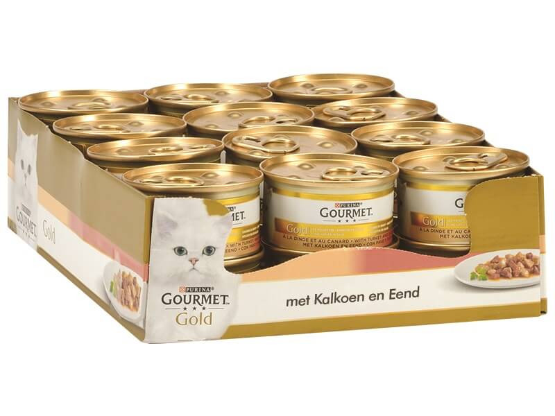 Gourmet Gold Brokjes in saus Kalkoen en Eend