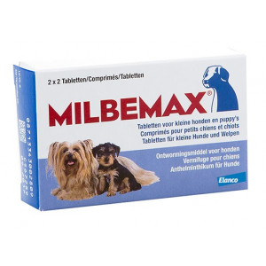 Milbemax ontwormingstabletten kleine honden en puppies