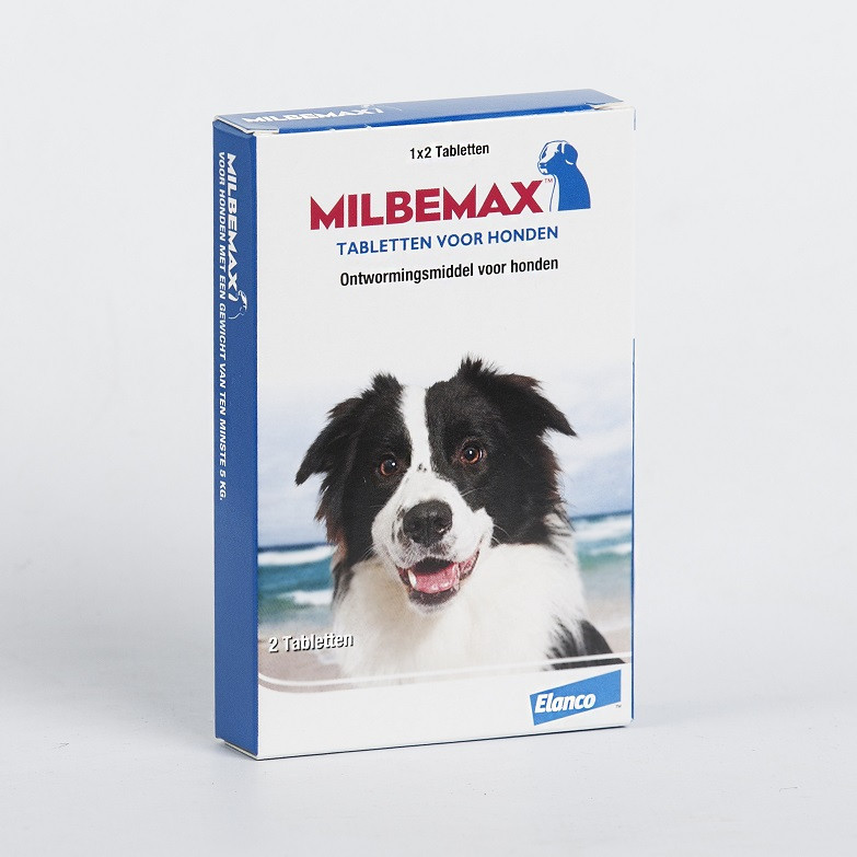 Milbemax ontwormingstabletten hond vanaf 5 kg