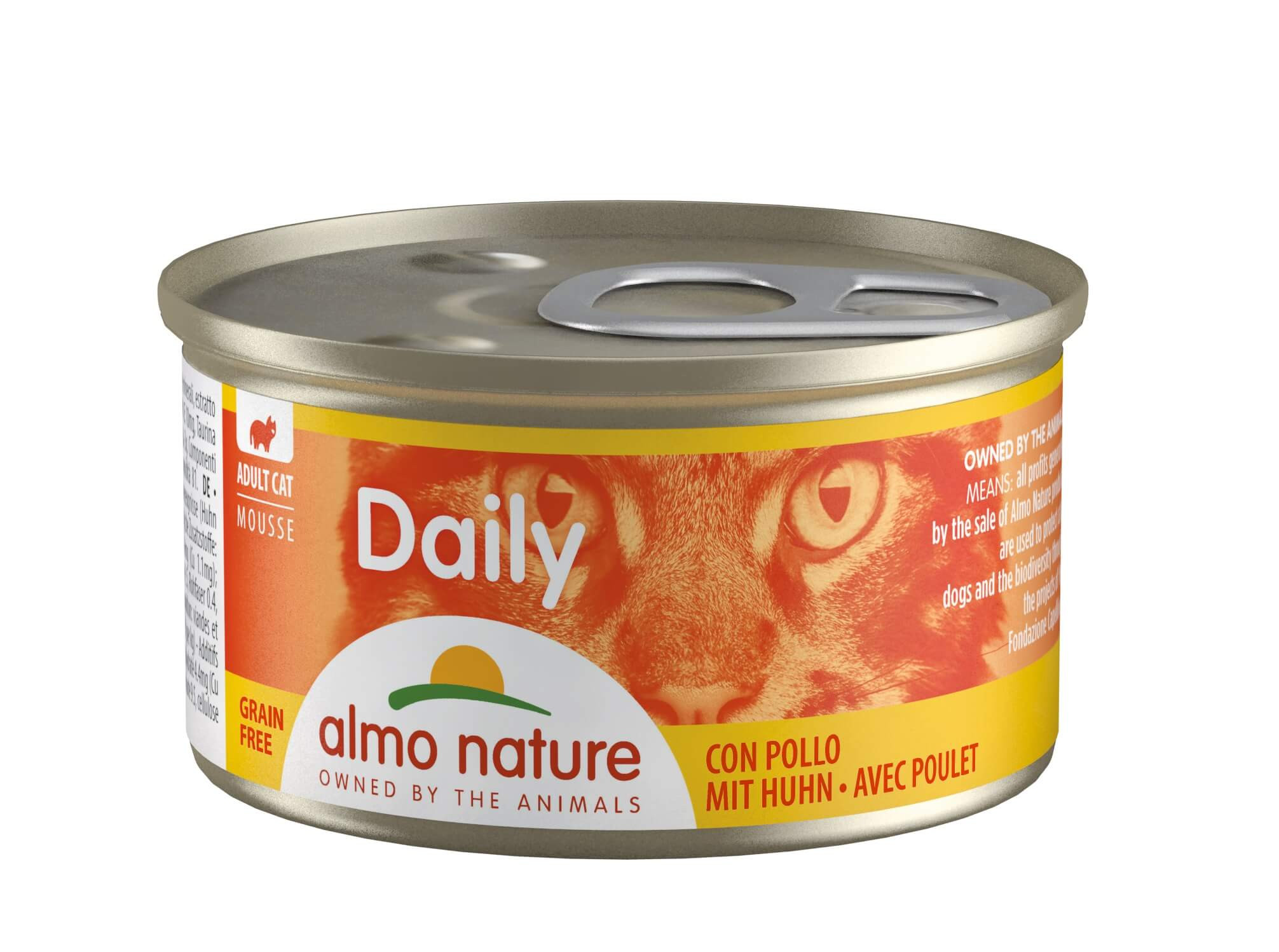 Almo Nature Daily Mousse met kip natvoer kat (85 g)