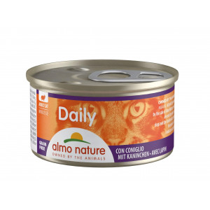 Almo Nature Daily Mousse met Konijn (85 gram)
