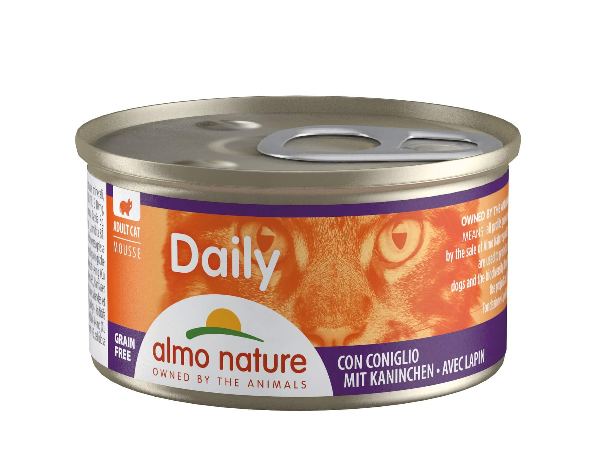 Almo Nature Daily Mousse met Konijn (85 gram)