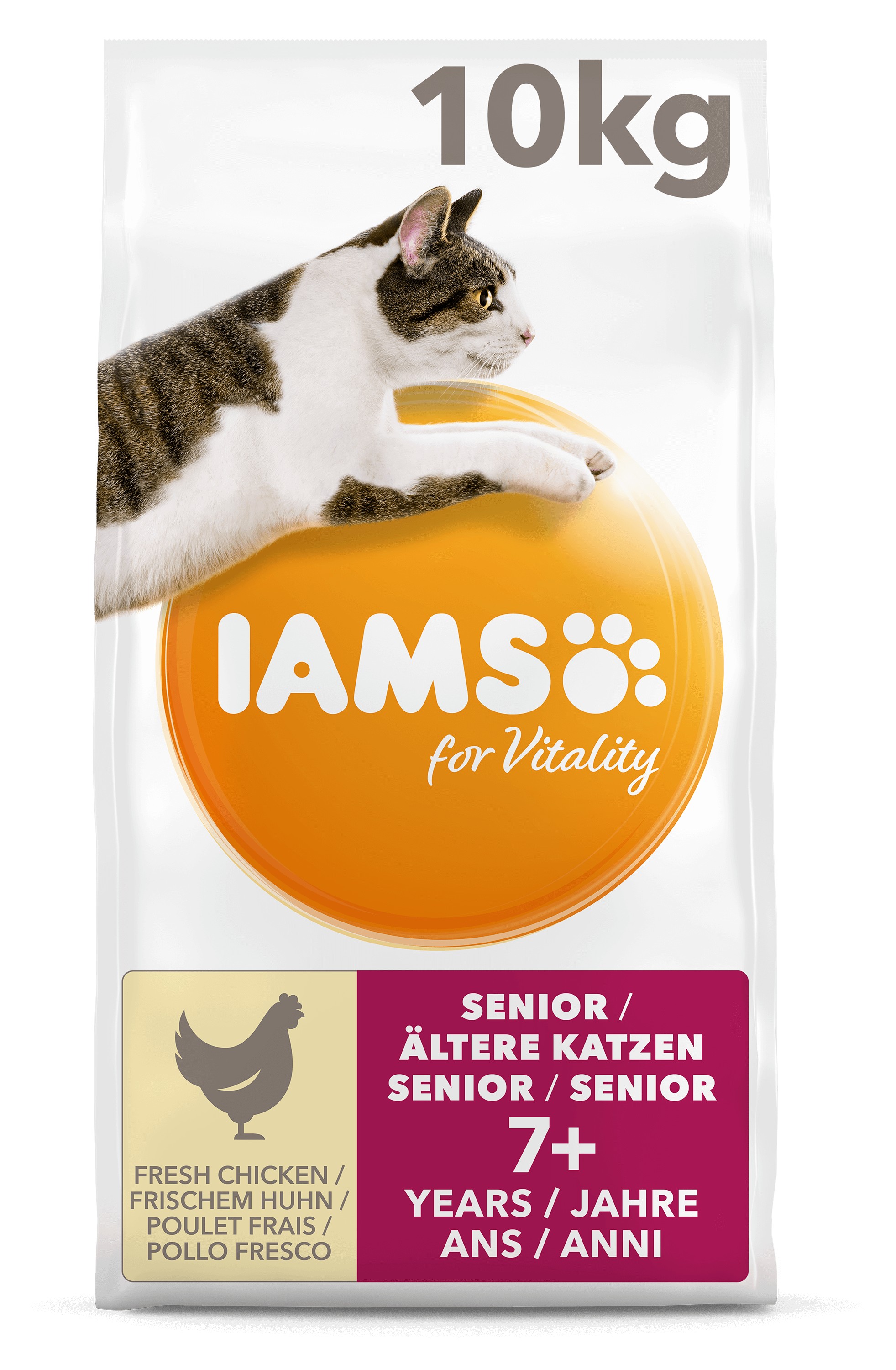 nog een keer sieraden Jabeth Wilson Iams for Vitality Senior Verse Kip kattenvoer - Online te koop bij