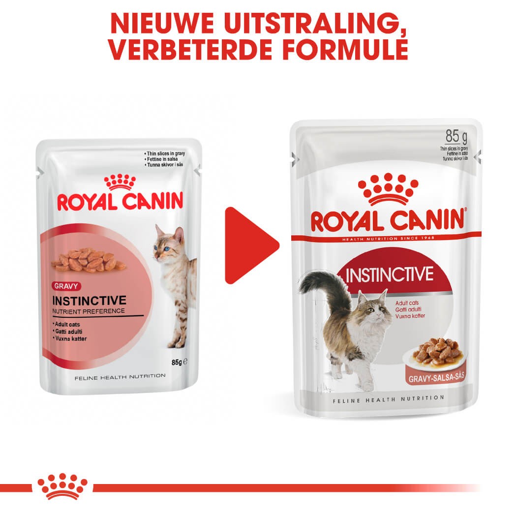 Royal Canin Instinctive Adult natvoer voor de kat (12 x 85 g)