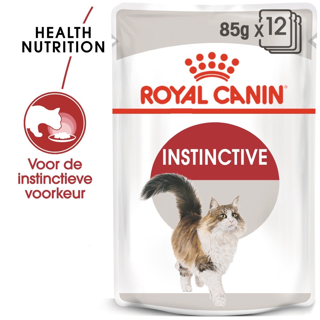Royal Canin Instinctive Adult natvoer voor de kat (12 x 85 g)