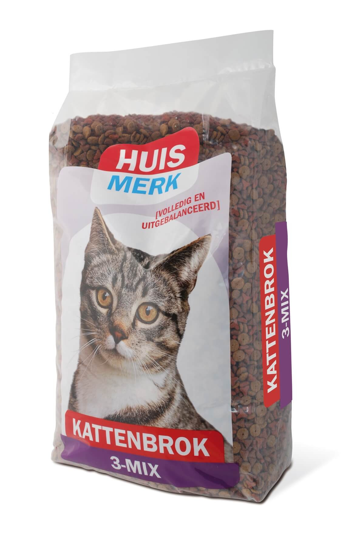 mug neef Eerbetoon Huismerk Kattenbrok 3-Mix kattenvoer | Goedkoop | Snel besteld