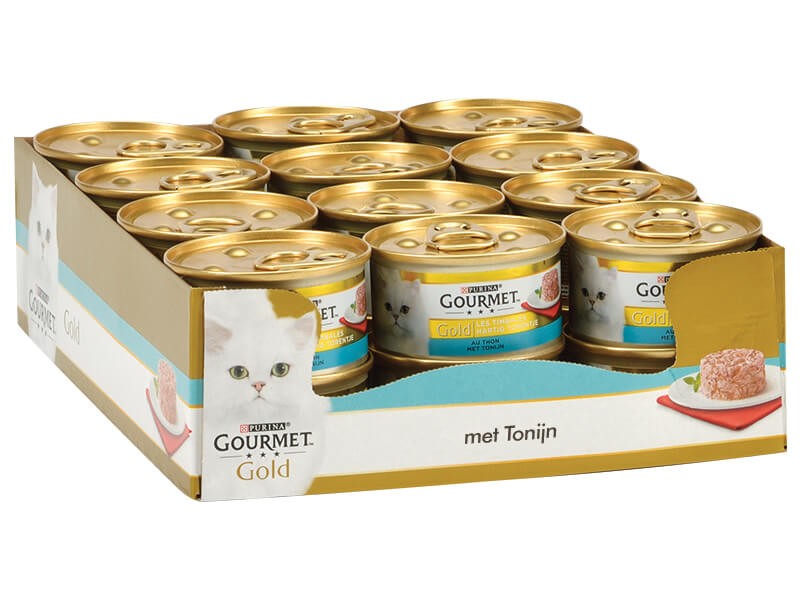 Gourmet Gold Hartig Torentje Tonijn kattenvoer