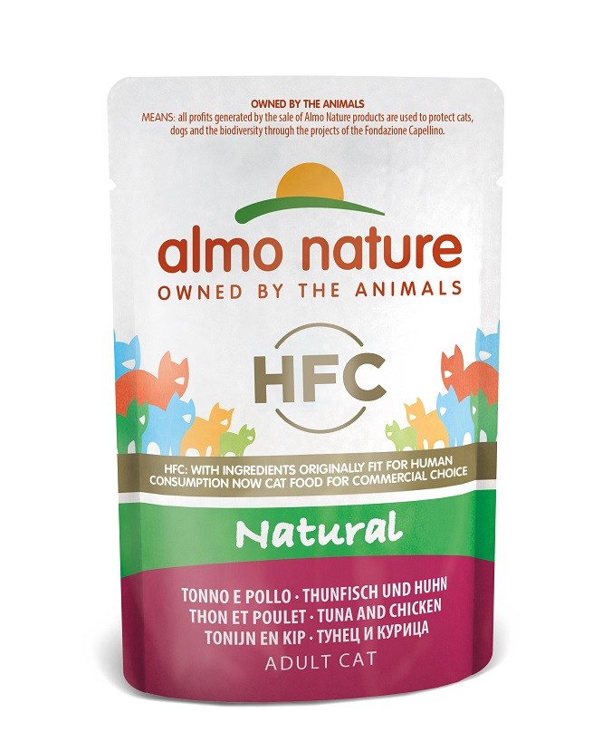 Almo Nature HFC Natural Tonijn & Kip 55 gr