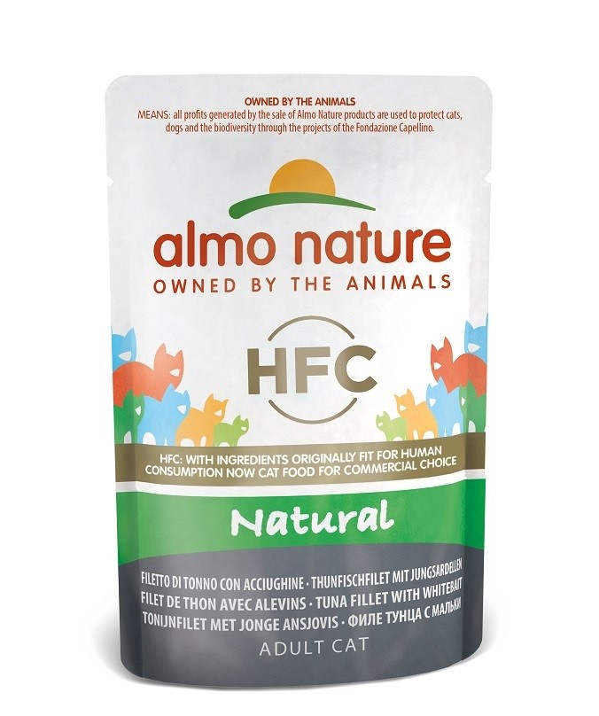 Almo Nature HFC Natural Tonijn met Jonge Ansjovis (55 gram)