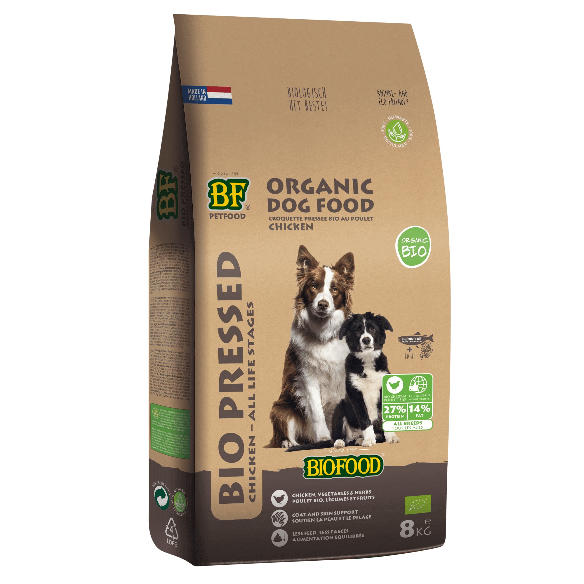 Biofood Organic geperst hondenvoer Voordelig
