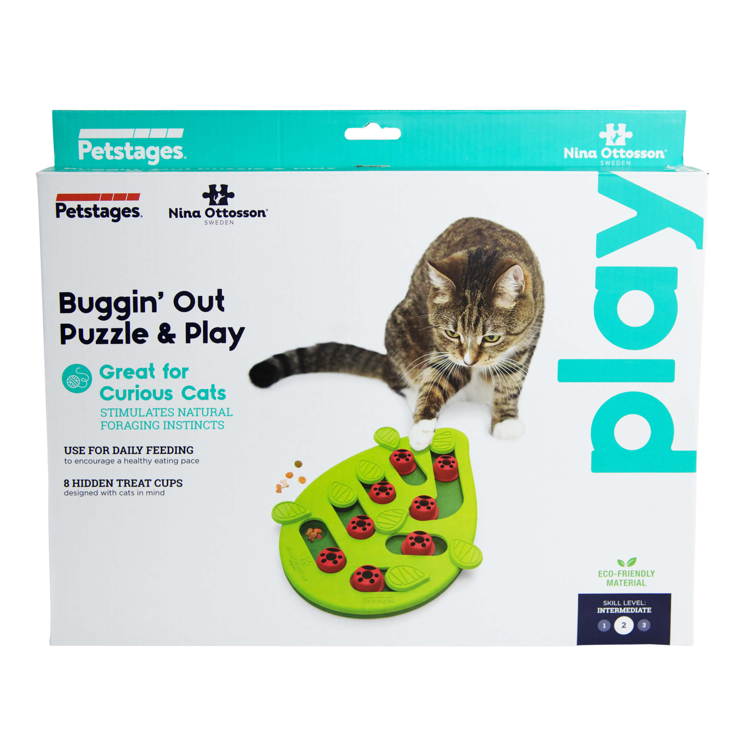 Portier archief Terugbetaling Nina Ottosson Puzzle & Play Buggin Out voor katten | Denkspel