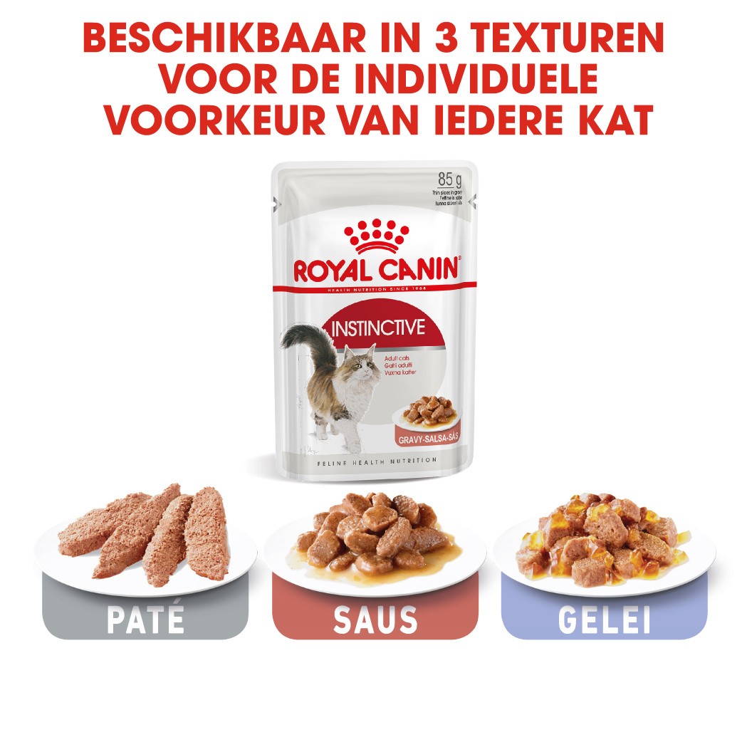 Royal Canin Instinctive in gravy natvoer kat (85 g)