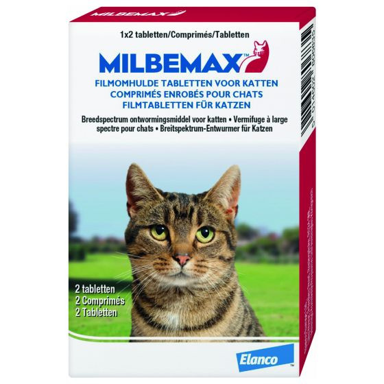 Milbemax ontwormingstabletten kat 2+ kg