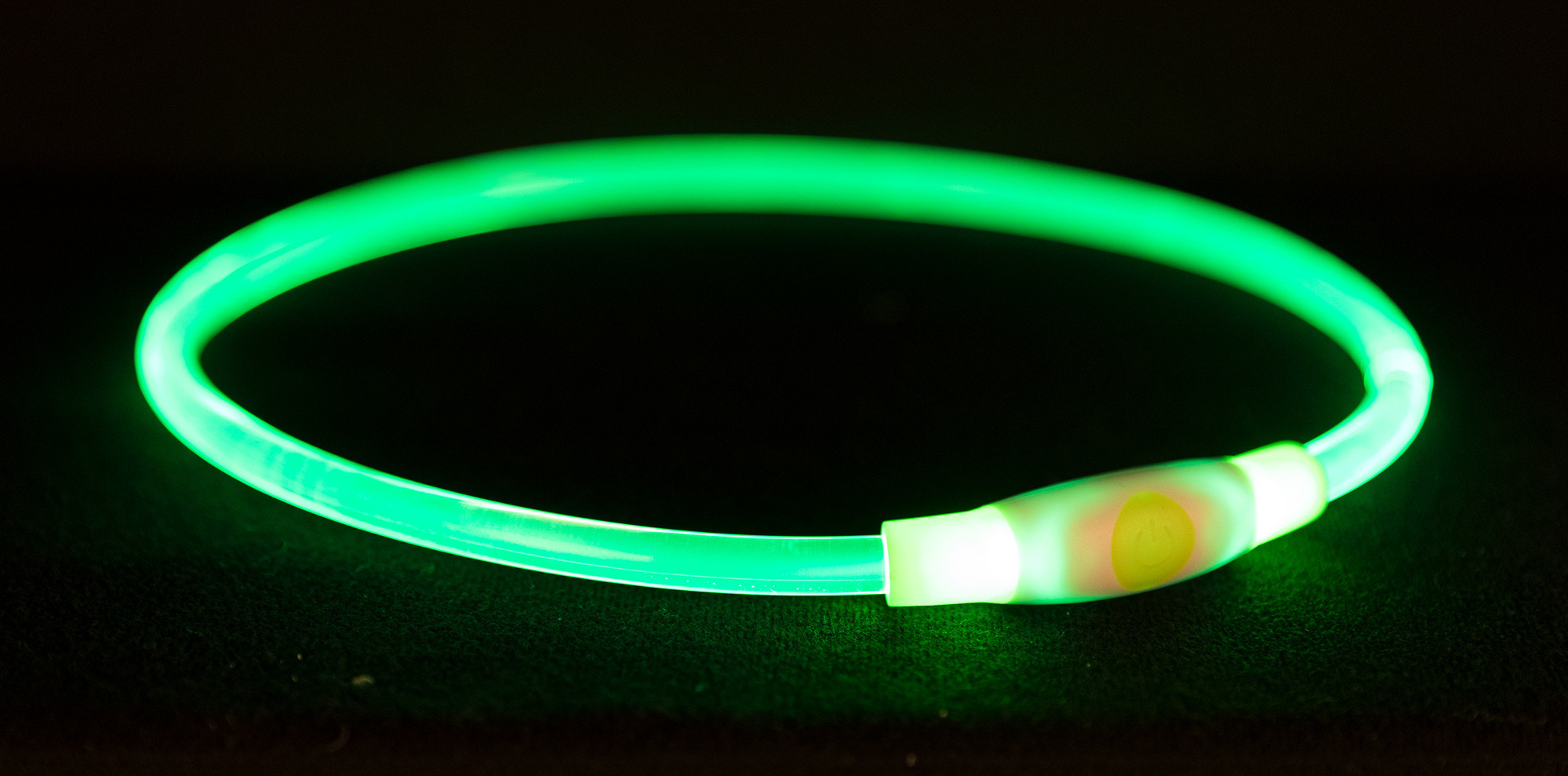 Hymne Laatste Baron Flash lichthalsband 65 cm groen voor de hond | Goedkoop