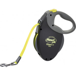 Flexi Giant M 8 meter neon voor de hond