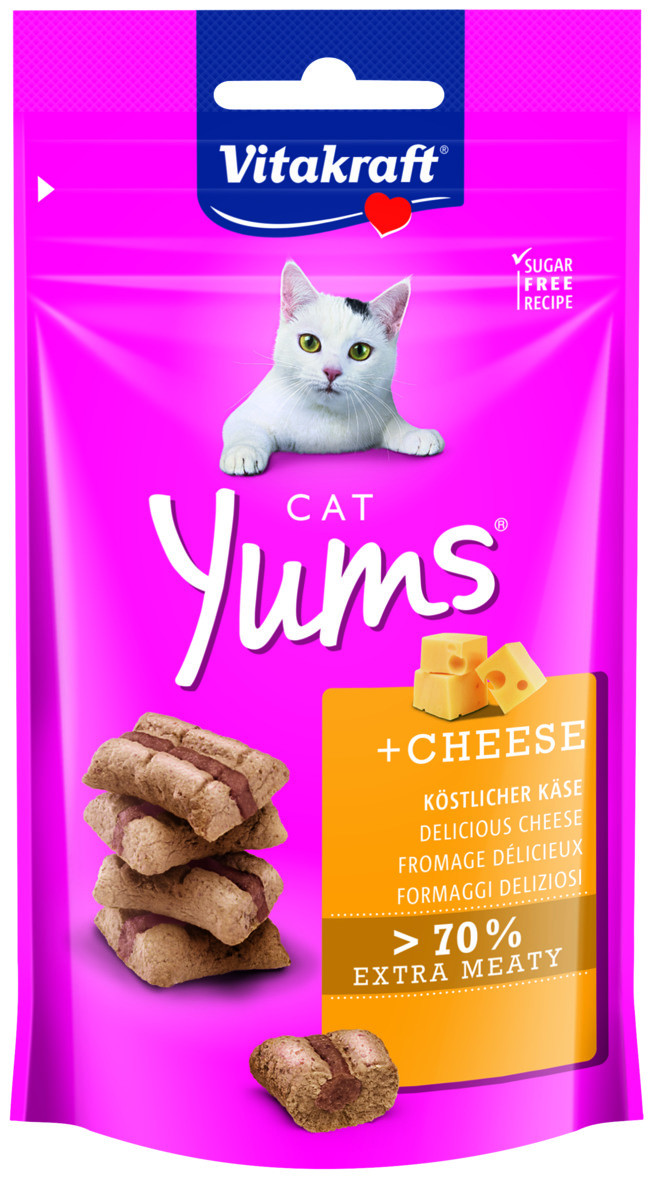 Vitakraft Cat Yums met kaas kattensnack (40 g)