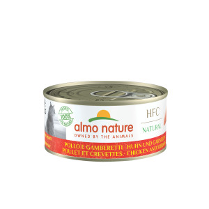 Almo Nature HFC Natural kip met garnalen natvoer kat (150 g)