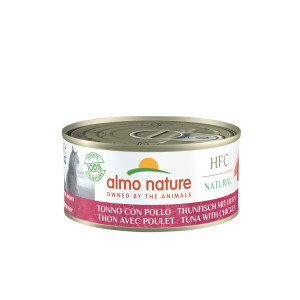 Almo Nature HFC Natural tonijn en kip natvoer kat (150 g)