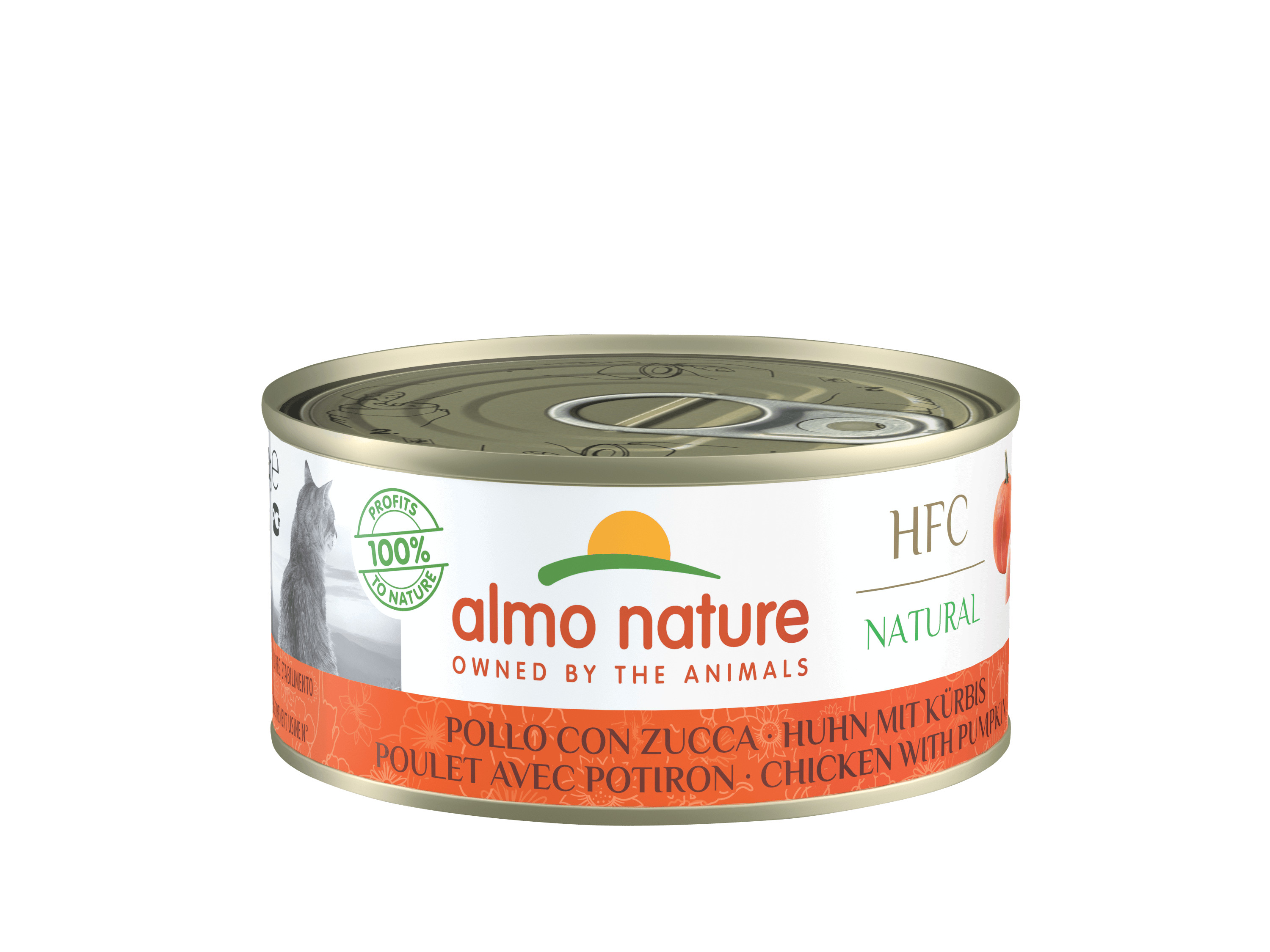 Almo Nature HFC Natural kip met pompoen natvoer kat (150 g)