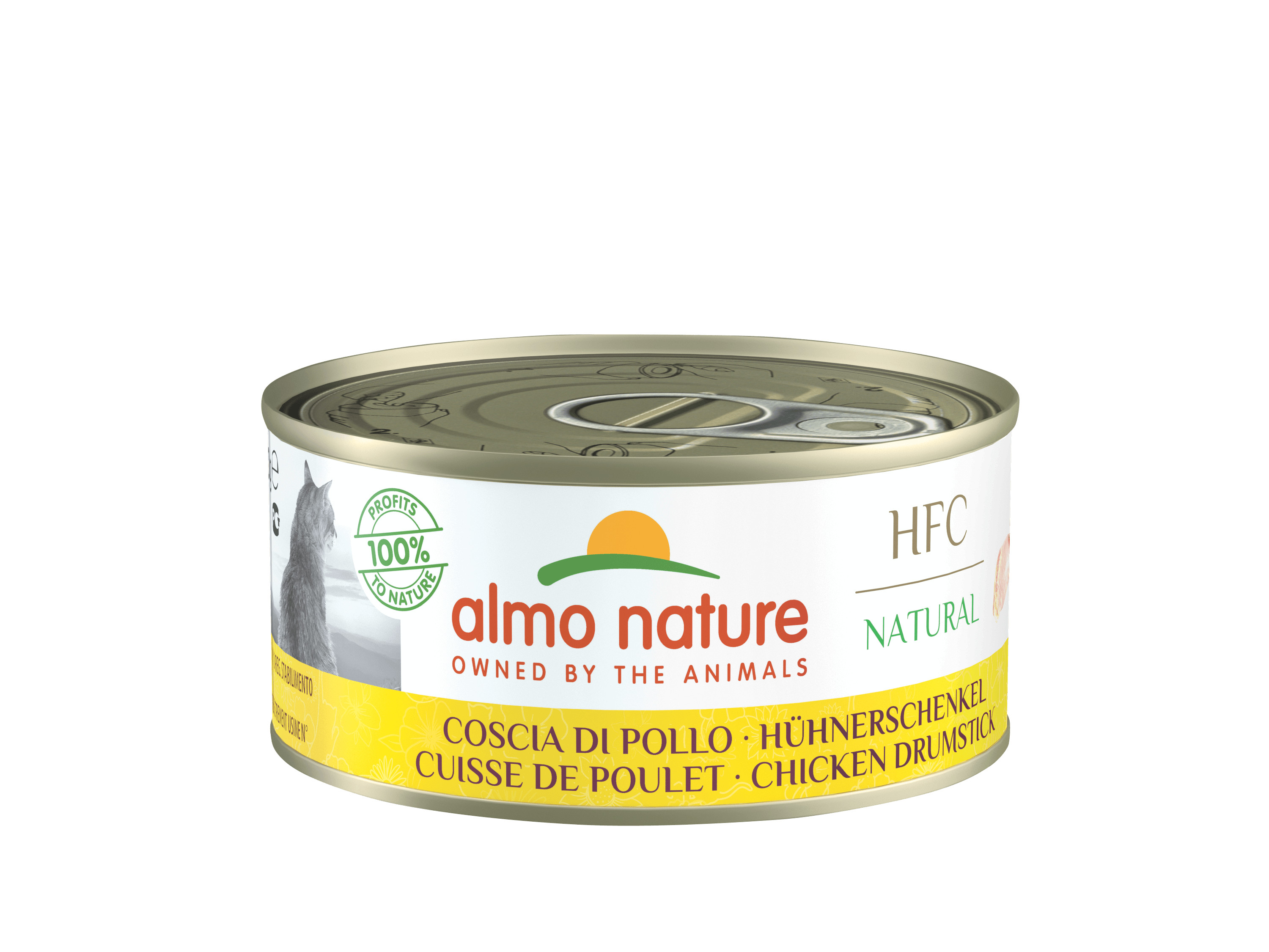 Almo Nature HFC Natural kippenboutvlees natvoer kat (150 g)