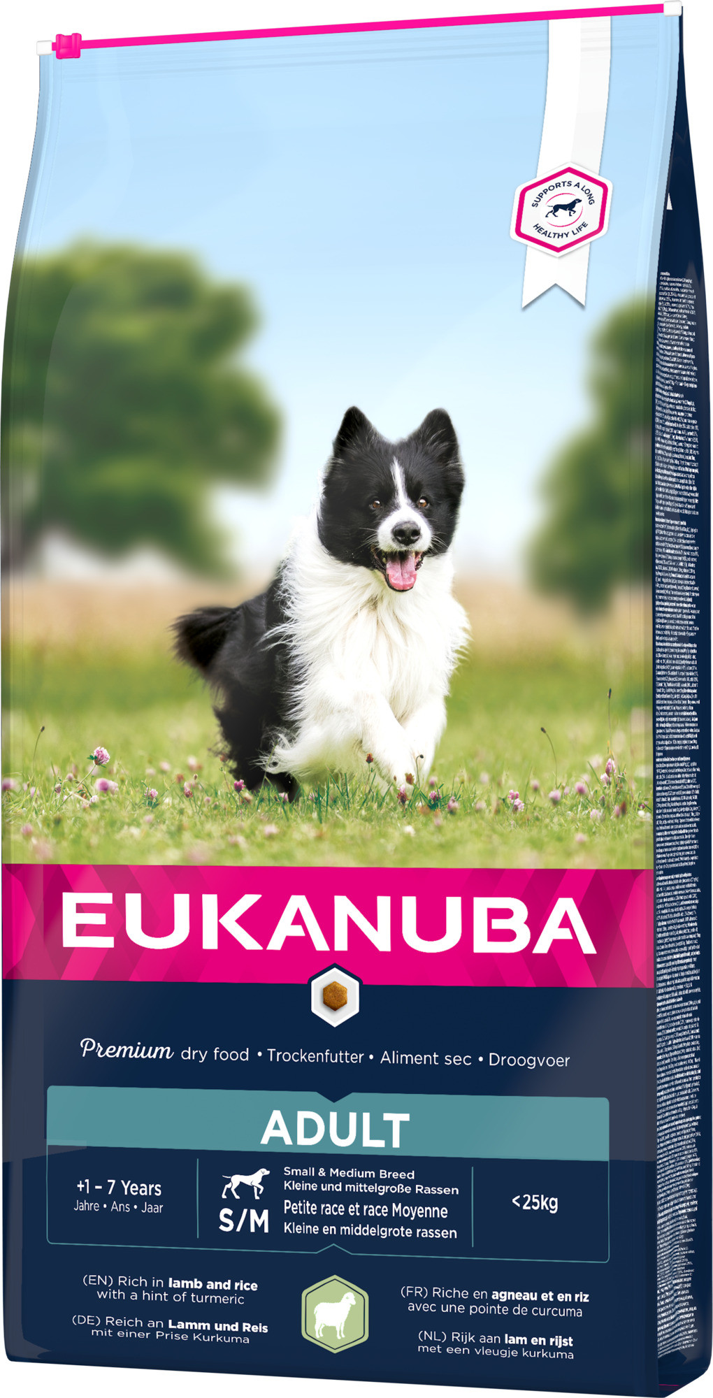 Eukanuba Adult Small Medium lam & rijst hondenvoer