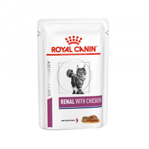 Royal Canin Veterinary Renal met kip natvoer kat (85 g)