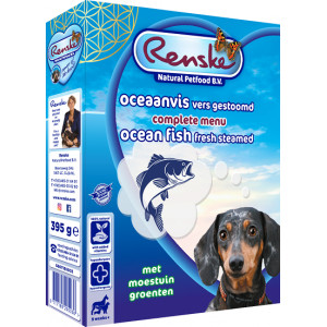 Renske Vers Gestoomde oceaanvis hondenvoer (395 gr)