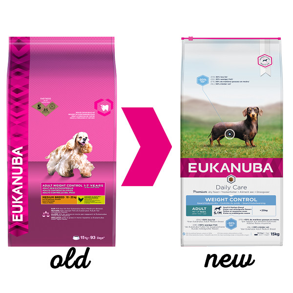 Eukanuba Daily Care Adult Weight Control Small/Medium hondenvoer
