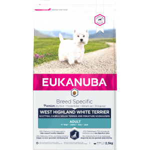 Eukanuba West Highland Whitye Terrier hondenvoer