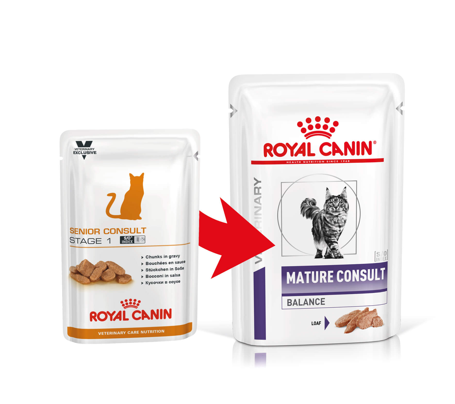 Royal Canin Veterinary Mature Consult Balance natvoer kat (85 gr)
